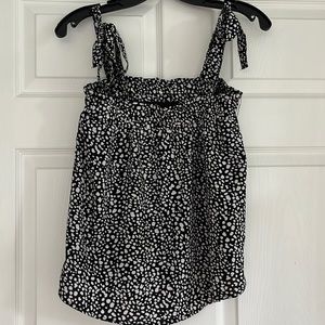 Black and White spotted blouse
